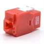 WP WPC-KEY-6AUP-TL/R Keystone Cat. 6A UTP RJ45 Hembra Rojo
