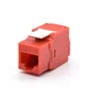 WP WPC-KEY-6AUP-TL/R Keystone Cat 6a UTP RJ45 Hembra Rojo