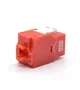 WP WPC-KEY-6AUP-TL/R Keystone Cat 6a UTP RJ45 Hembra Rojo