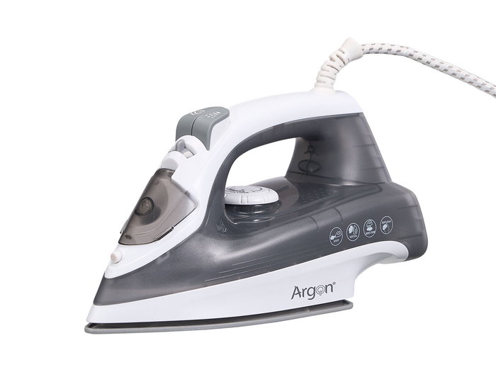 Argon Plancha Gris 2200W Cerámico 26.5x14x10.8 cm (Set de 8)
