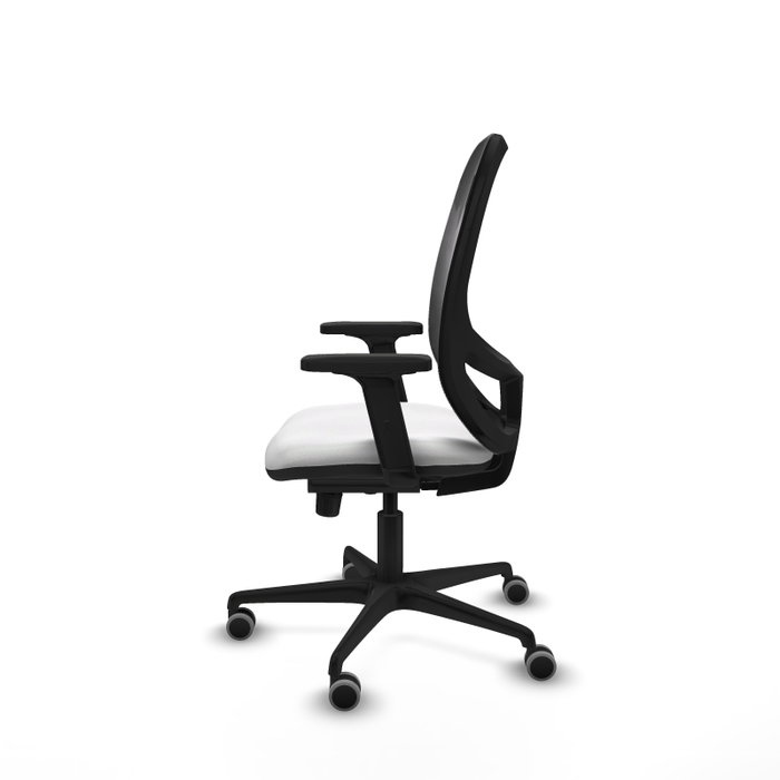 PIQUERAS Y CRESPO Silla de oficina Cilanco con Mecanismo Sincro Blanco y Negro PIQUERAS Y CRESPO Silla de oficina Cilanco con Mecanismo Sincro Blanco y Negro