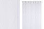 DKD Home Decor Cortina de Poliéster Bordada con Anillas Blanco 140x260 cm