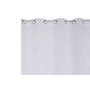 DKD Home Decor Cortina de Poliéster Bordada con Anillas Blanco 140x260 cm