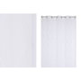 DKD Home Decor Cortina de Poliéster Bordada con Anillas Blanco 140x260 cm