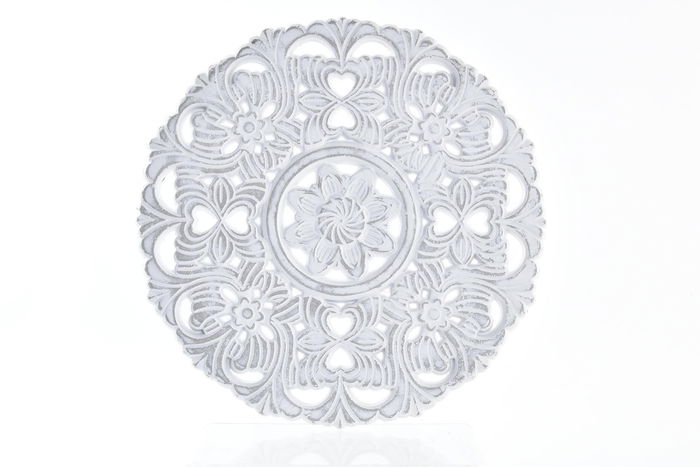 DKD Home Decor Decoración Pared Árabe Mandala Blanco 2 x 38 x 38 cm (4 Unidades) DKD Home Decor Decoración Pared Árabe Mandala Blanco 2 x 38 x 38 cm (4 Unidades)