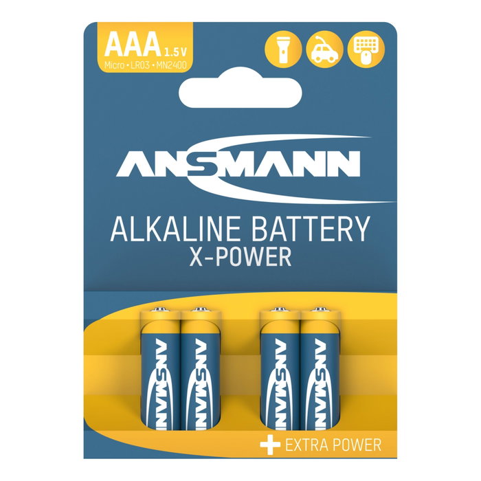 Ansmann X-Power Pilas Alcalinas Micro AAA LR 03 (4 unidades) Ansmann X-Power Pilas Alcalinas Micro AAA LR 03 (4 unidades)