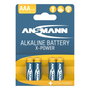 Ansmann X-Power Pilas Alcalinas Micro AAA LR 03 (4 unidades)