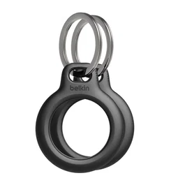 Belkin MSC002BTBK Funda protectora resistente a rayones para Apple AirTag, Negro, 2 piezas