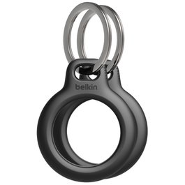 Belkin MSC002BTBK Funda Llavero para Apple AirTag, Negro (Pack de 2)