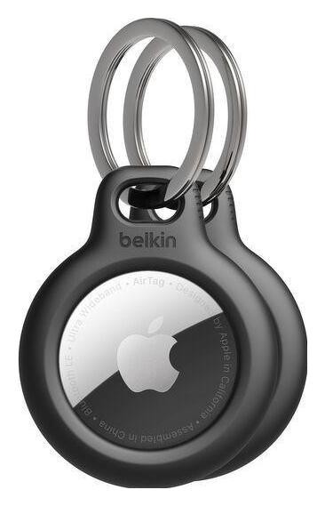 Belkin Secure Holder para Apple AirTag, Pack de 2, Negro