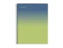 Miquelrius Cuaderno Espiral Din A4 80 Hojas Cuadriculado 5 mm 90 g Gradient Azul/Limón