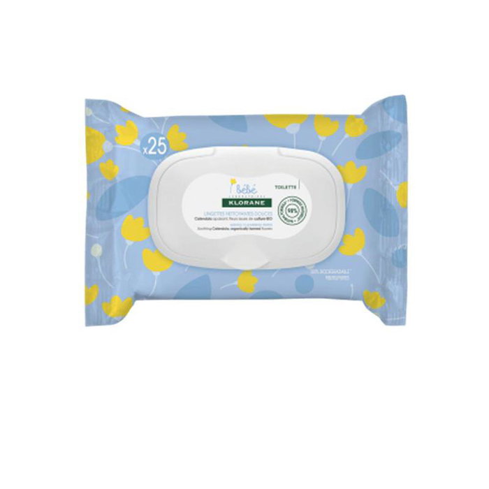 Klorane Toallitas para Manos y Cara para Bebé, 25 Unidades Klorane Toallitas para Manos y Cara para Bebé, 25 Unidades