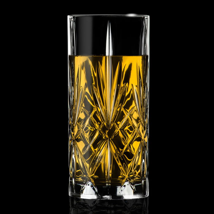 Rcr Cristalleria IT Melodia Vaso Alto 360 Ml altura 150 mm (6 Unidades) Cristal Ecológico Luxion