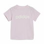 Conjunto Deportivo para Bebé Adidas I Lin Co Set Gris Rosa