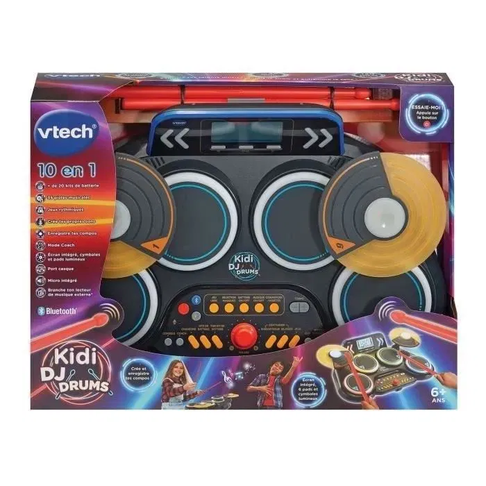 Vtech Baterías para Niños Dj VTE3417765726057 - Idioma Francés