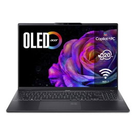 Acer Portátil Acer Swift 16 Ai SF16-51-95MY - Intel Core Ultra 9 288V, 32GB RAM, 1TB SSD, Pantalla OLED 16' 2.8K 120Hz, Windows 11 Home