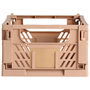 Day Caja Plegable Almacenaje 33x24,5 cm Color Arena Natural (NATURAL SAND) Apilable Soporta 20 kg