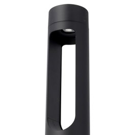 Baliza LED Exterior Corona 40cm 10W 220VAC 3000K Negro