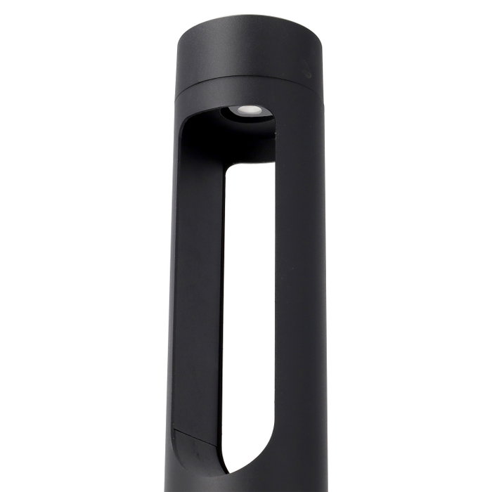 Baliza LED Exterior Corona 40cm 10W 220VAC 3000K Negro Baliza LED Exterior Corona 40cm 10W 220VAC 3000K Negro