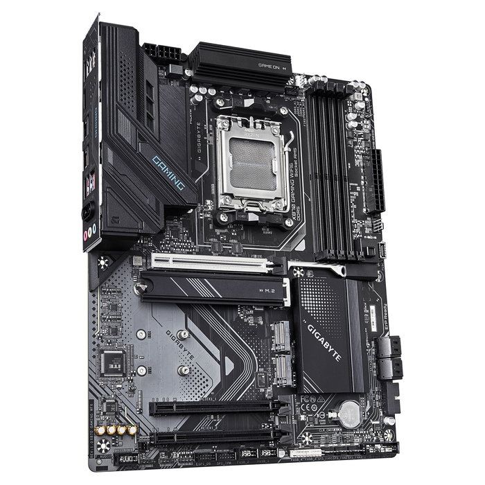 GIGABYTE X870 GAMING WIFI6 Placa Base AMD X870, Socket AM5, DDR5 hasta 8000MHz, PCIe 5.0, Wi-Fi 6, LAN 2.5GbE, USB 4, ATX, Compatible con Ryzen 9000