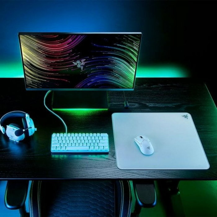 Razer Atlas Alfombrilla de ratón para juegos Blanco