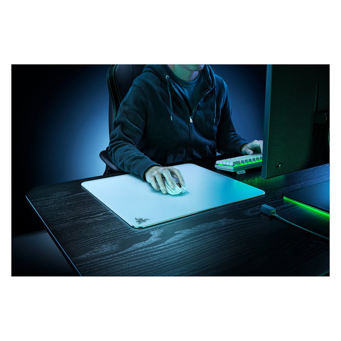 Razer Atlas Alfombrilla de ratón para juegos Blanco