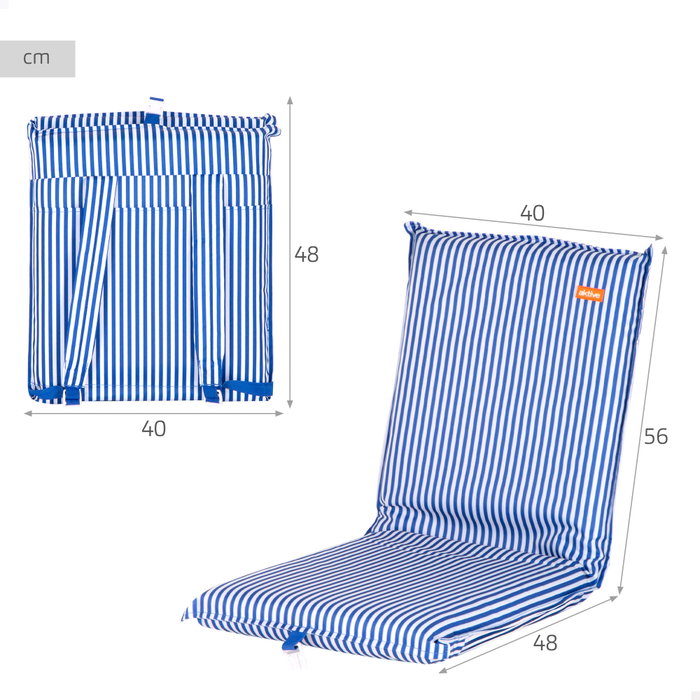 AKTIVE-ASIENTO PLEG PLAYA Silla plegable con mochila