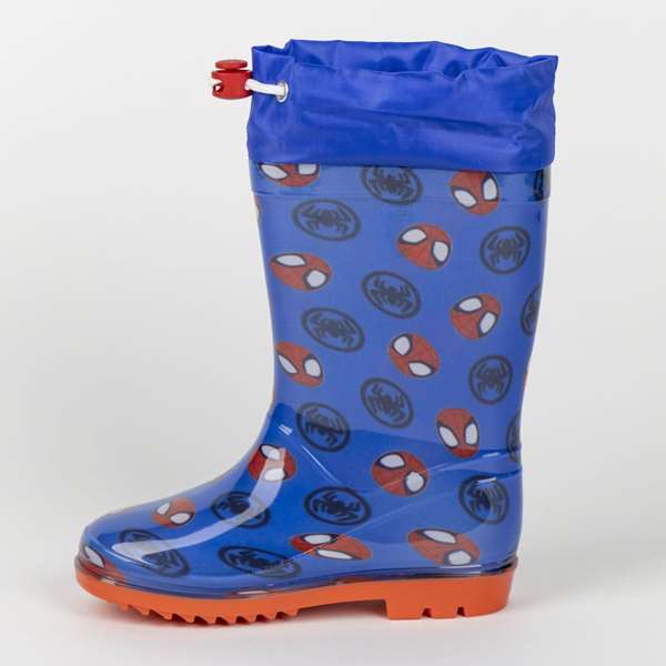 Cerdá Botas de Lluvia Infantiles Spiderman, de PVC, Color Dark Blue, Talla 23 (T023)