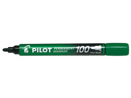 Marcador Permanente Pilot Marker Sca-100 Conico 1,0 Mm Verde (Set de 12)