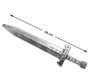 Atosa Espada Vikinga Corta de 48 cm para Disfraz