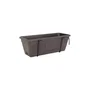 Artevasi Maceta con Reserva de Agua Venezia - 10 L - Gris Antracita - 49 x 19.5 x 16.6 cm