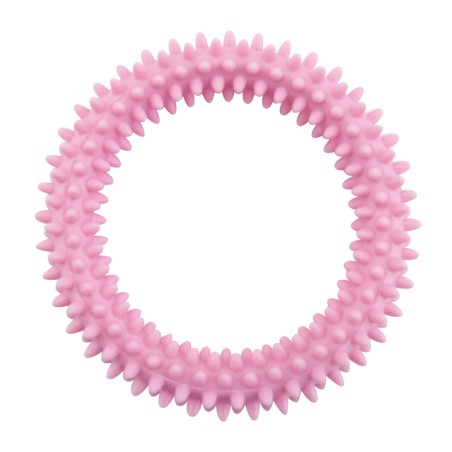 Nayeco Aro TPR Rosa 11 cm (Set de 3) Juguete para Perro Pequeño
