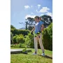 Ryobi RYO4058546268589 Recortadora de Bordes 500W con 2 Hilos Trenzados de 1.65mm, Corte de 27cm y 3 Bobinas de Hilo de Regalo