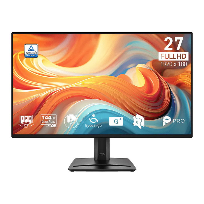 MSI Pro MP275 E14L Monitor de 27 Pulgadas FHD IPS 144Hz HDMI VGA HDR Negro MSI Pro MP275 E14L Monitor de 27 Pulgadas FHD IPS 144Hz HDMI VGA HDR Negro
