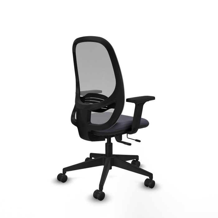PIQUERAS Y CRESPO Silla de oficina Cilanco con mecanismo Sincro/Traslack Gris