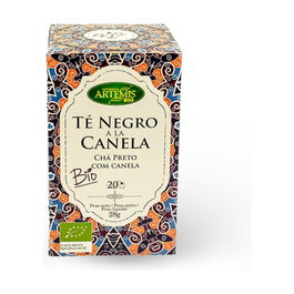 Artemis Bio Té Negro con Canela 20 Filtros - Infusión Ecológica