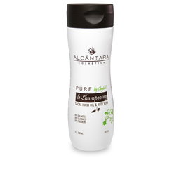 Alcantara CLEYBELL PURE Champú Hidratante - 0% Sulfatos, Siliconas, Parabenos - Para Todo Tipo de Cabello - 300 ml