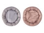 Mascow Cuna Mascota Redonda Gris/Marron 60 cm (Set de 6)