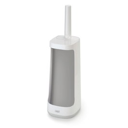 Joseph Joseph Flex Plus Cepillo de Inodoro con Soporte de Almacenamiento Gris