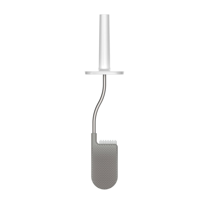 Joseph Joseph Flex Plus Cepillo de Inodoro con Soporte de Almacenamiento Gris