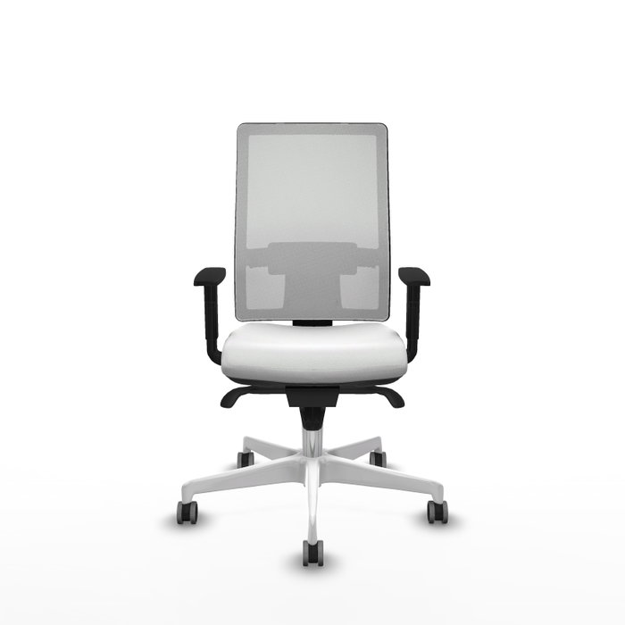 PIQUERAS Y CRESPO Silla de oficina Horna Blanca con mecanismo Sincro PIQUERAS Y CRESPO Silla de oficina Horna Blanca con mecanismo Sincro