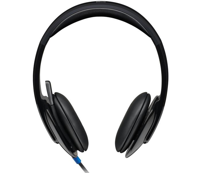 Logitech H540 Auriculares USB para Ordenador con Drivers Ajustados por Láser y Ecualizador Incorporado para Audio de Precisión