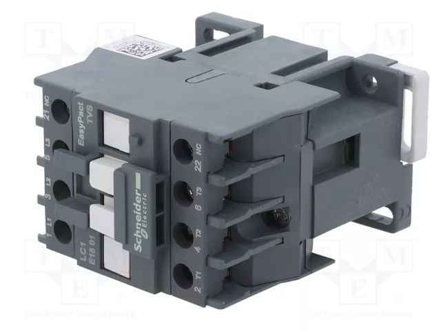 SCHNEIDER ELECTRIC Contactor Easy TeSys LC1E1801P7 18A 230VAC