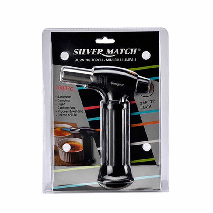 Silver Match Soplete de gas para cocina Negro Silver Match Soplete de gas para cocina Negro