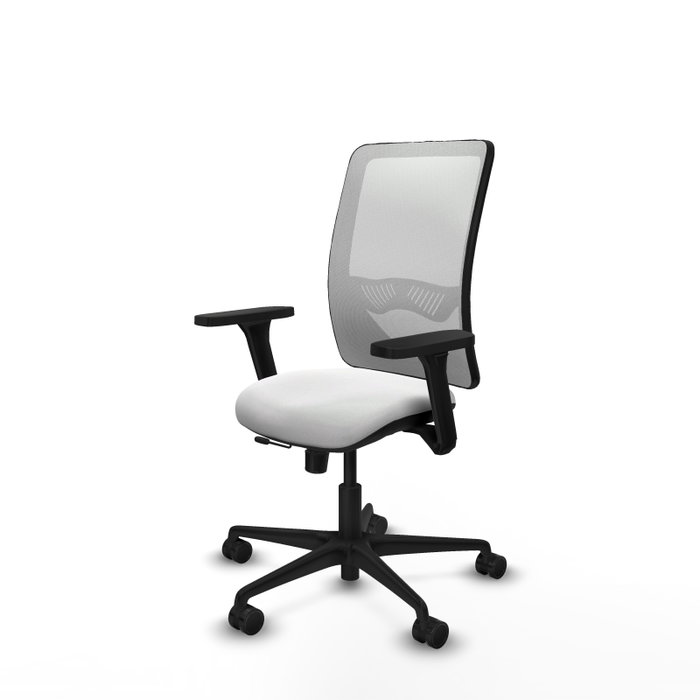 PIQUERAS Y CRESPO Silla de oficina Zulema con mecanismo Sincro/Traslack y Brazos 3D, Blanco PIQUERAS Y CRESPO Silla de oficina Zulema con mecanismo Sincro/Traslack y Brazos 3D, Blanco