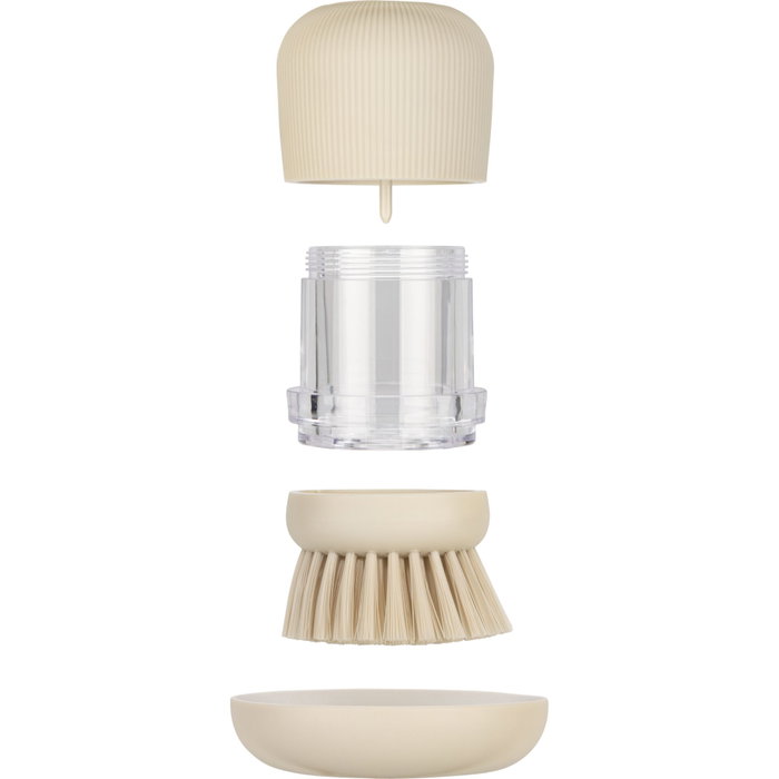 Brabantia Cepillo de fregadero con dispensador de jabón Soft Beige Brabantia Cepillo de fregadero con dispensador de jabón Soft Beige