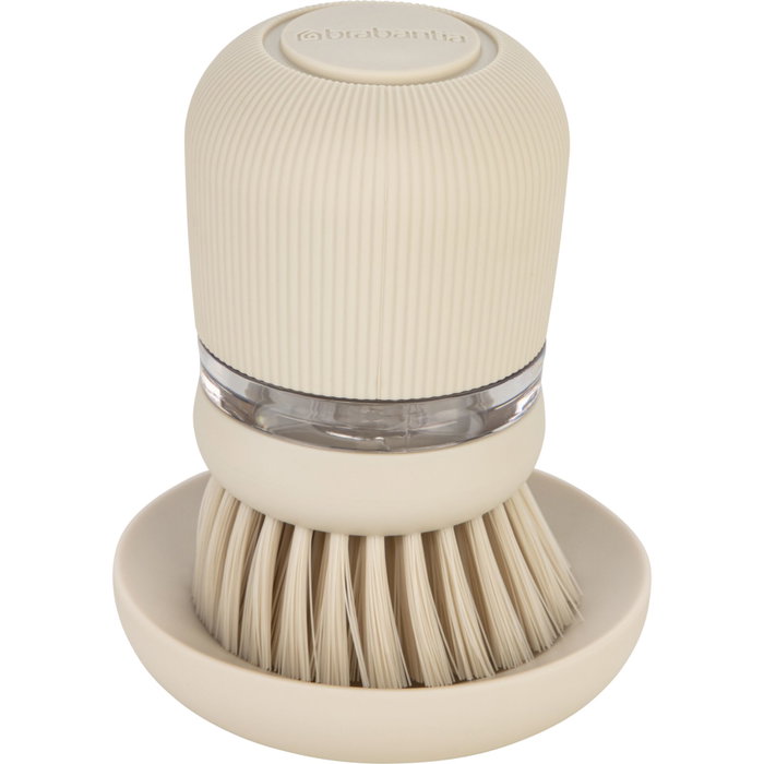 Brabantia Cepillo de fregadero con dispensador de jabón Soft Beige Brabantia Cepillo de fregadero con dispensador de jabón Soft Beige