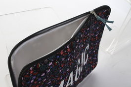 DKD Home Decor Funda para Ipad Shabby Negro Rosa (6 Unidades) 2 x 28 x 36 cm