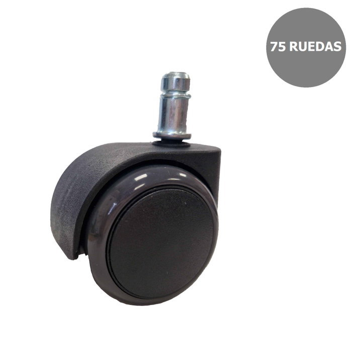 PIQUERAS Y CRESPO Kit de 75 ruedas engomadas de 50 mm perno 11 mm PIQUERAS Y CRESPO Kit de 75 ruedas engomadas de 50 mm perno 11 mm