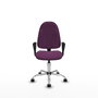PIQUERAS Y CRESPO Silla de oficina Algarra Morado con mecanismo de doble maneta